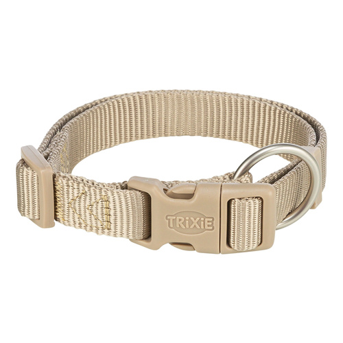 Trixie Premium, obroża, dla psa, piaskowa, XXS-XS: 15-25 cm/10 mm