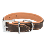 Trixie Obroża Active Comfort, XS-S: 21-32 cm/25 mm, brązowa/jasnobrązowa