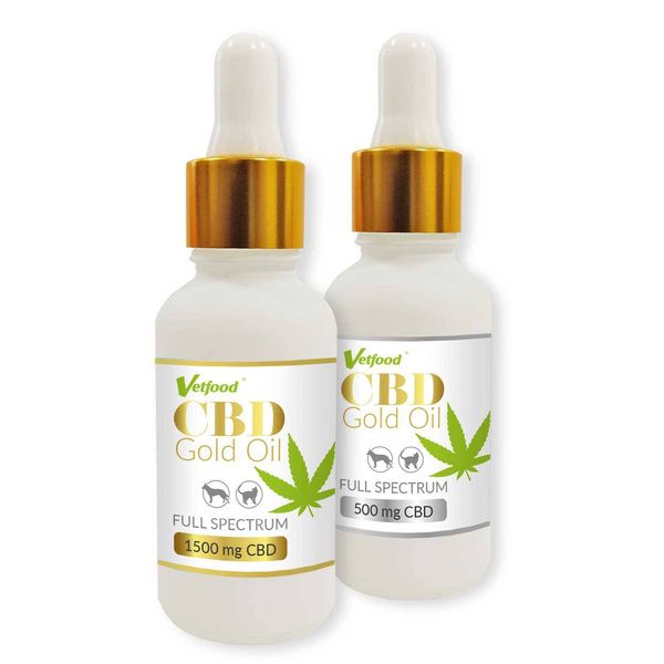 CBD Gold Oil 500mg olejek  dla psa kota 30 ml 1szt