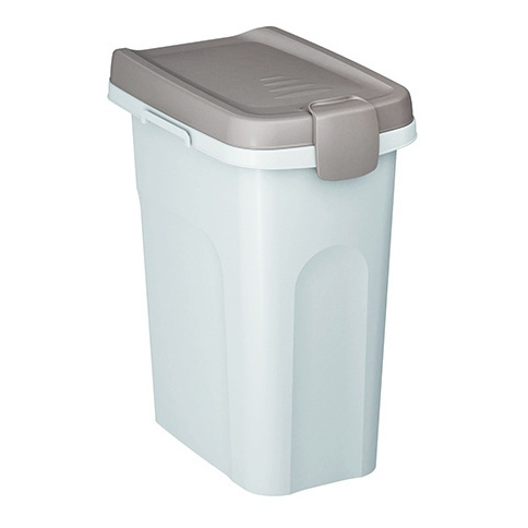 ZOLUX Pojemnik na karmę dla psa 15 l 33x22x41 cm kol. biały/jasnobrązowy