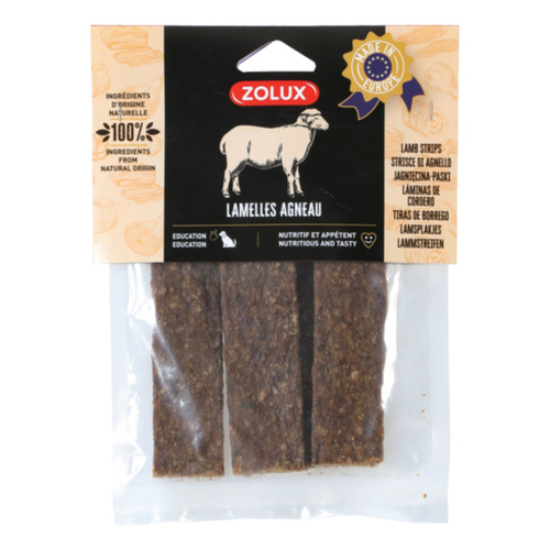 ZOLUX Przysmak naturalny dla psa Paski z jagnięciny 100 g