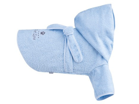 amiplay Szlafrok kąpielowy dla psa spa 30cm Yorkshire Terrier Niebiesk