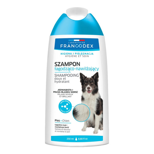 FRANCODEX PL Szampon dla psa łagodny nawilżający, bez parabenów 250 ml