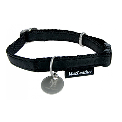ZOLUX Obroża dla psa regulowana Mac Leather XS 10mm - kol. czarny