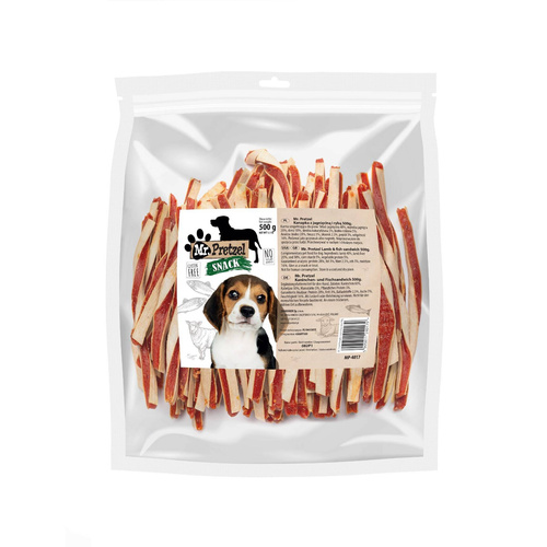 Mr. Pretzel Przysmaki dla psa kanapki z jagnięciną 500g