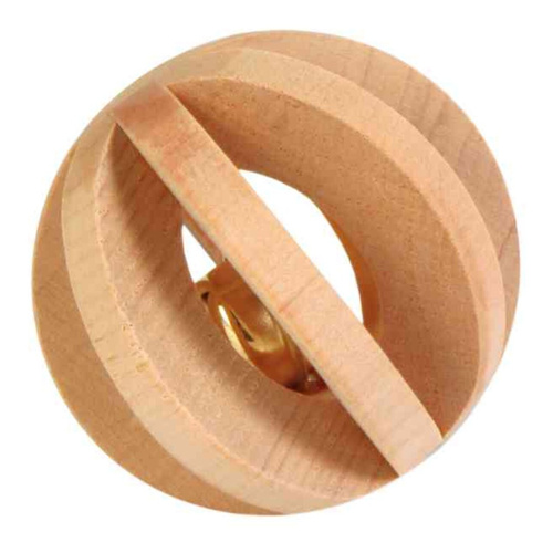 Trixie DREWNIANA zabawka PIŁKA 6cm dla gryzoni