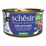 Schesir C&B karma mokra dla kotów tuńczyk z wołowiną w galarecie 85 g
