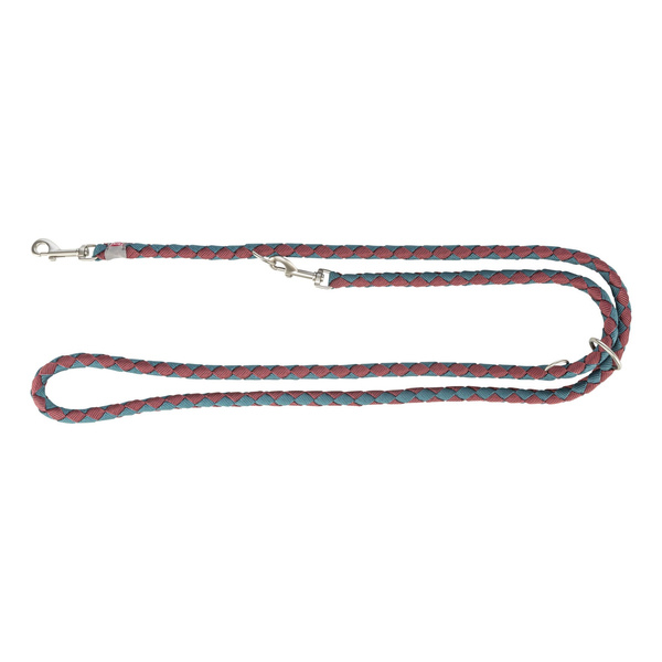 Trixie Cavo, smycz regulowana, dla psa, bordowy/petrol, S-M: 2.00 m/o 12 mm