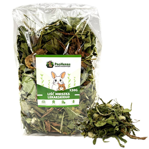 ProHerbs Liść mniszka lekarskiego przysmak dla gryzoni królika 130g