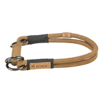 Trixie skórzana OBROŻA zaciskowa BE NORDIC psa S-M 40cm brąz