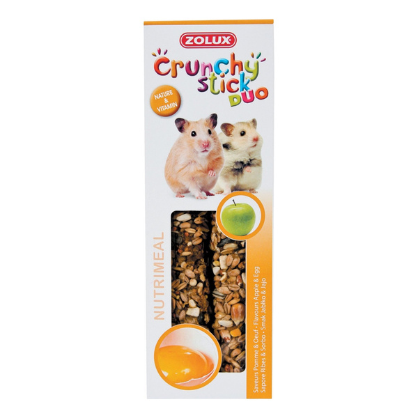 ZOLUX Kolba Crunchy Stick chomik jabłko/jajko 115 g
