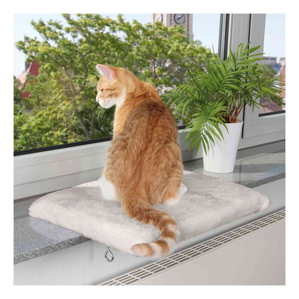 Trixie Legowisko na parapet 51x36cm jasnoszare