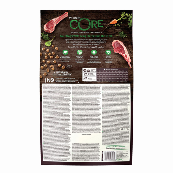 Wellness Core Adult Lamb karma sucha dla dorosłych psów jagnięcina 10kg