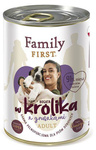 Family First KRÓLIK z gruszkami dla Psa 400g