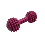 Mr. Pretzel Zabawka hantel gumowy z kolcami twardy dla psa 15cm