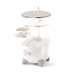 CatIt Pixi Smart Fountain, fontanna dla kota, z miską ze stali nierdzewnej, 2l,  21x21x19 cm