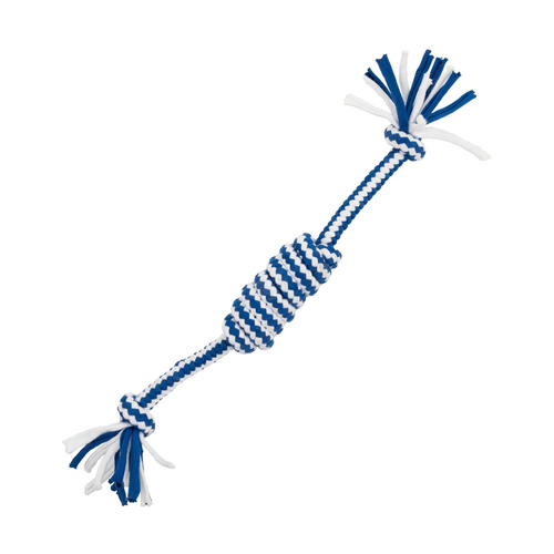 Barry King Zabawka, dla psa, szarpak, biało-niebieski, 38 cm