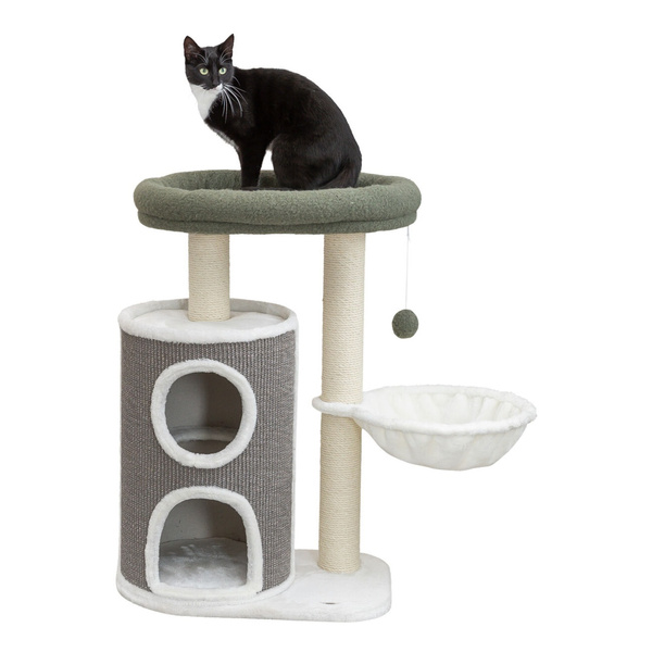 Trixie Dante, drapak stojący, dla kota, biały/zielonyy/szary, 86 cm