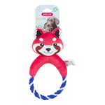 ZOLUX Zabawka pluszowa dla psa, Panda ze sznurkiem "Calinou" 25,5 cm