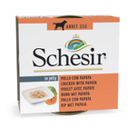 Schesir Karma mokra dla psa kurczak z papają w galarecie 150 g