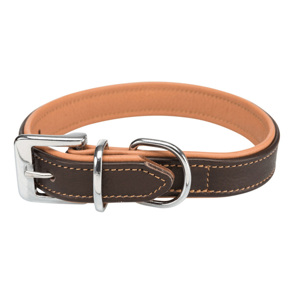 Trixie Obroża Active Comfort, XS-S: 21-32 cm/25 mm, brązowa/jasnobrązowa