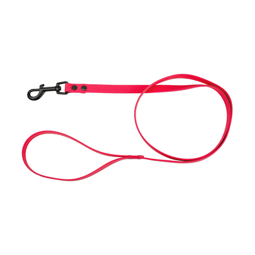 Barry King Smycz dla psa z wytrzymałej gumy, czerwony, 16mm/1,2m