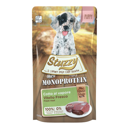 Stuzzy Monoprotein karma mokra dla szczeniąt świeża cielęcina pasztet 150 g