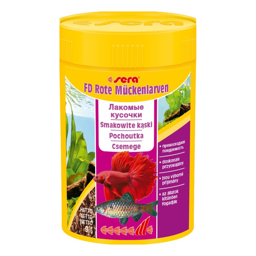 Sera Przysmak FD Bloodworms 100 ml