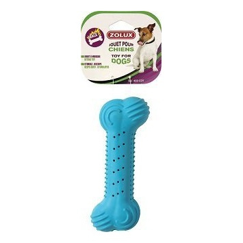ZOLUX Zabawka kauczukowa dla psa, kość chrupiąca 17 cm różne kolory