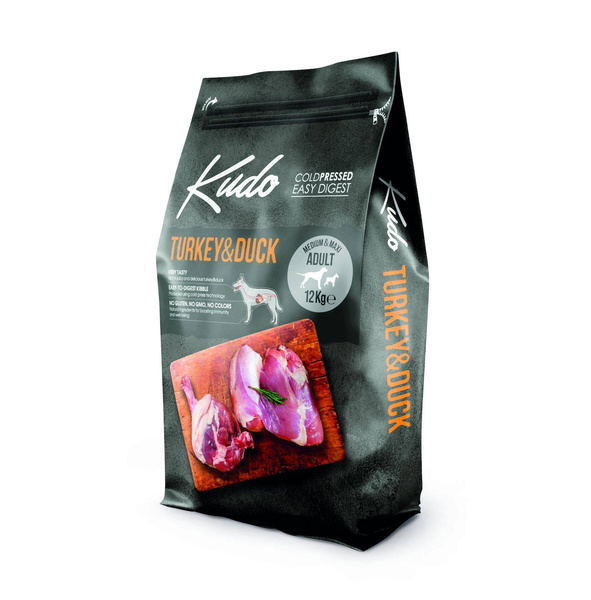 Karma Kudo Cold Pressed Indyk&Kaczka Medium Maxi Adult 12kg