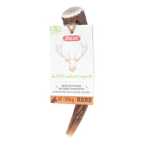 ZOLUX Przysmak naturalny dla psa Poroże jelenia w całości HARD S
