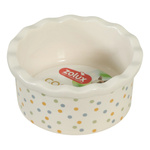 ZOLUX Miska ceramiczna dla gryzonia COSY 150 ml w groszki