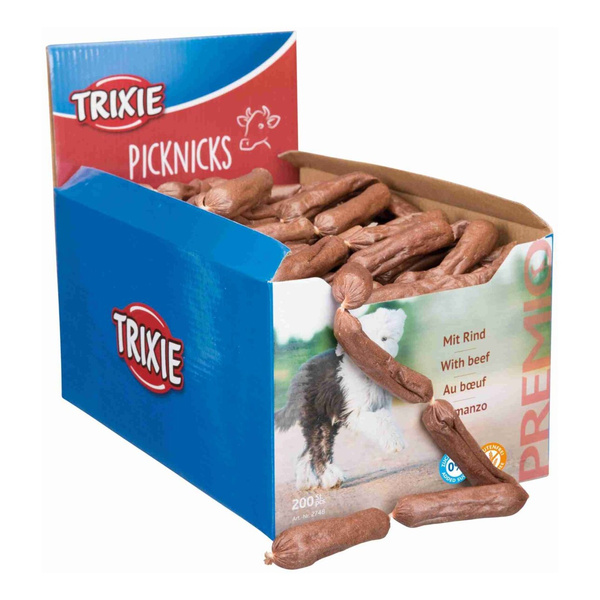 Trixie Kiełbaski z WOŁOWINĄ przysmak dla Psa 8cm x 200szt