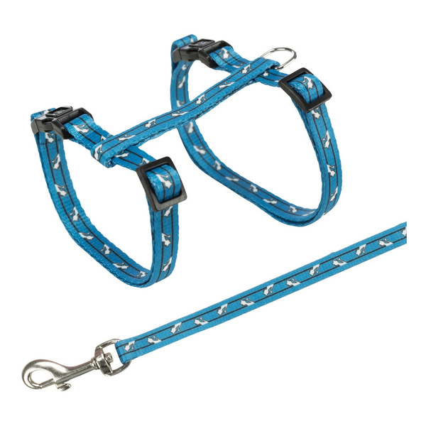 Trixie SZELKI+ SMYCZ dla Kota 27-46cm kolory