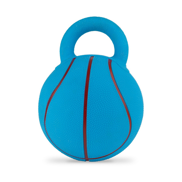 Barry King Zabawka, dla psa, piłka do koszykówki, winylowa, 16 cm, z rączką