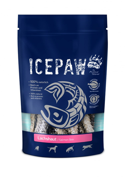 ICEPAW Lachshaut - przysmaki ze skóry łososia (50g)