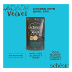 Schesir After Dark Velvet Mousse karma mokra dla kota kurczak z jajkami przepiórczymi 80 g
