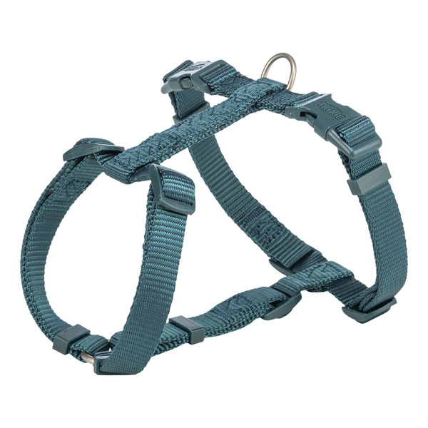 Trixie Premium, szelki typu H, dla psa, petrol, M-L: 52-75 cm/20 mm