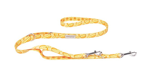 amiplay Smycz dla Psa 7w1 BeHappy XL 100-200cm Banana