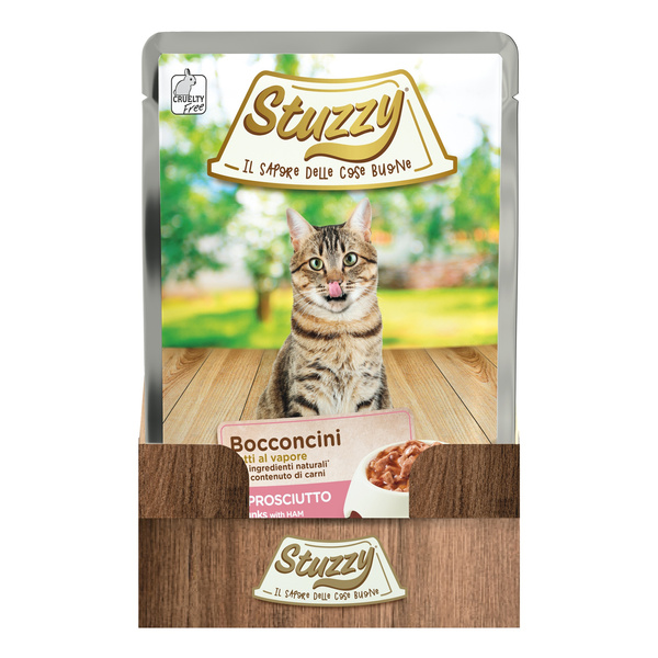 Stuzzy Bocconcini karma mokra dla kota szynka w sosie 85 g