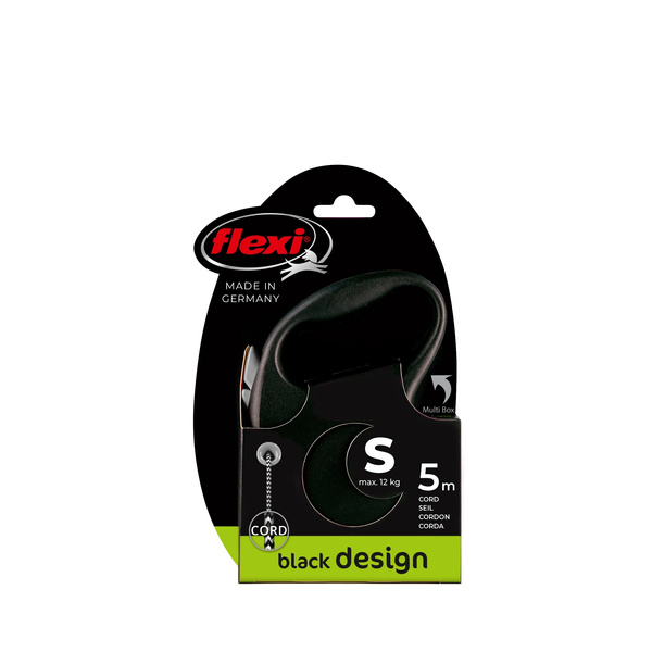 FLEXI Smycz automatyczna dla psa Black Design S linka 5 m kol. czarny