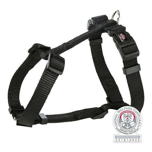 Trixie UPRZĄŻ PREMIUM 40-65cm/15mm CZARNA