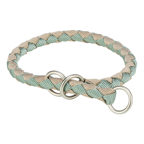 Trixie Cavo, obroża zaciskowa, dla psa, szałwiowy/piaskowy, XS-S: 25-31 cm/o 12 mm