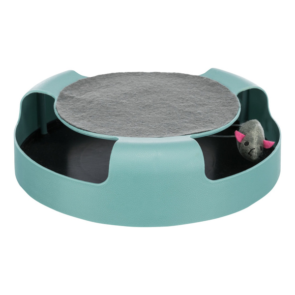 Trixie KÓŁKO z MYSZĄ zabawka dla kota drapak 25cm
