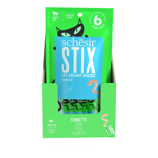 Schesir Stix przysmak dla kota tuńczyk 6x15 g