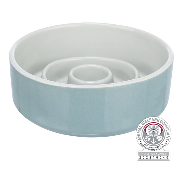 Trixie Miska ceramiczna Slow Feeding spowalniająca jedzenie 450ml