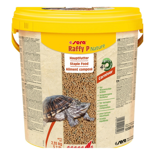 Sera Raffy P Nature 10l  granulat - gady pokarm podstawowy