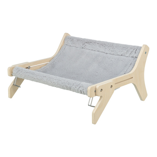 Trixie Hamak, dla kota, drewno/plusz, 47 x 24 x 38 cm, wolnostojący lub do zawieszenia