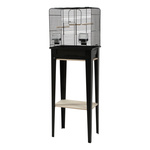 Zolux Klatka dla ptaków ze stojakiem CHIC Loft S kol. czarny
