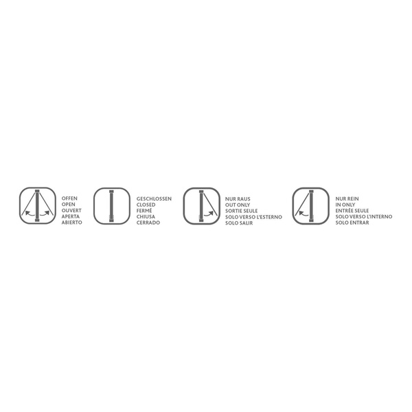 Trixie Drzwi dla kota z systemem identyfikującym SureFlap 4-Way, białe, 21x21 cm
